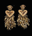 Medusa’s Heart Golden Fringe Drops