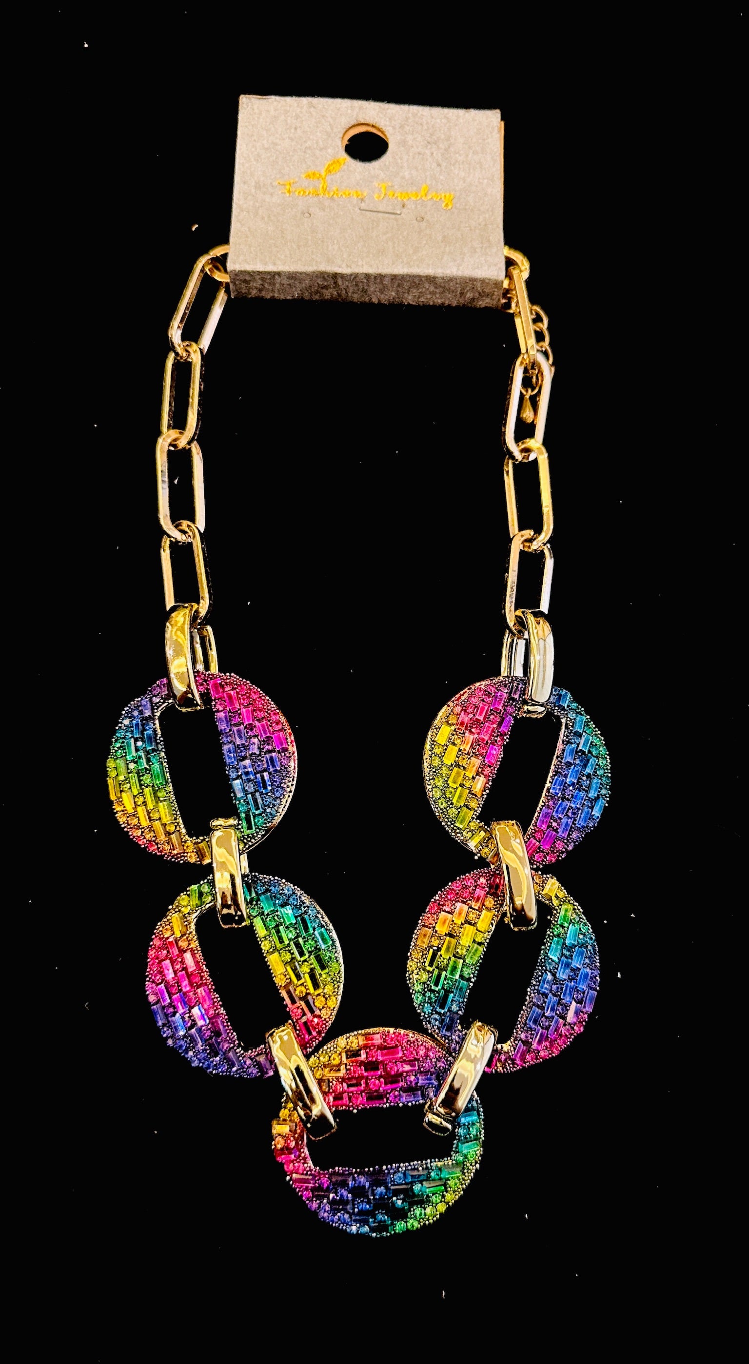Spectrum Bloom Statement Necklace