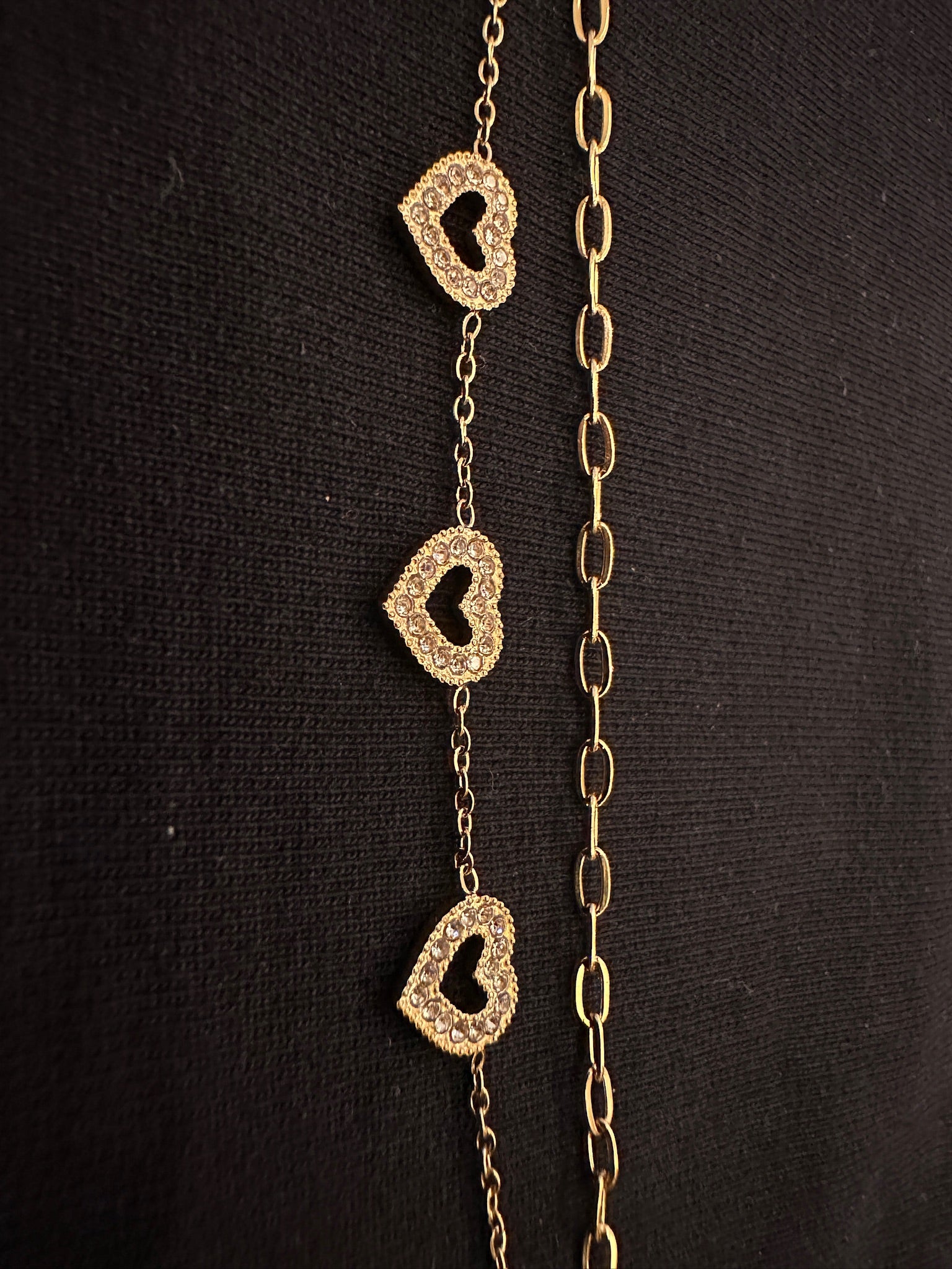 Three heart bracelet