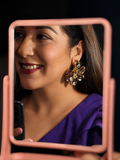 "The Aurelia Crinkled Bloom Studs"
