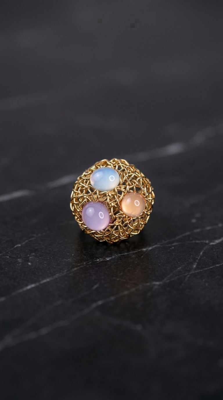 Pastel Trio Luxe Ring