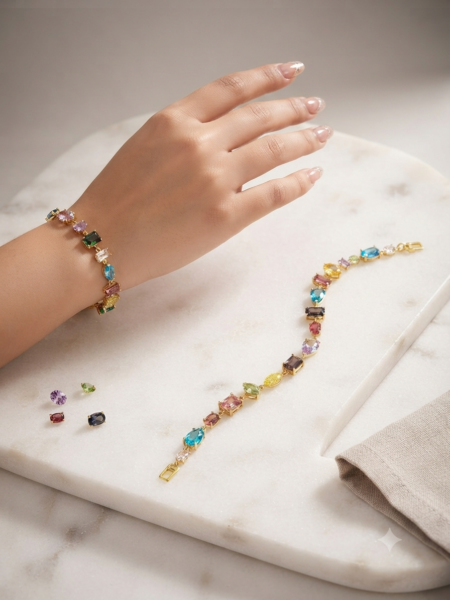 Celestial studs bracelet