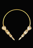 Solstice Crystal Wing Choker Necklace