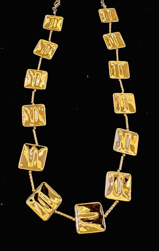 Midas Square Necklace