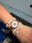 Bamboo bracelet White