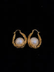 Pearl drop earrings
