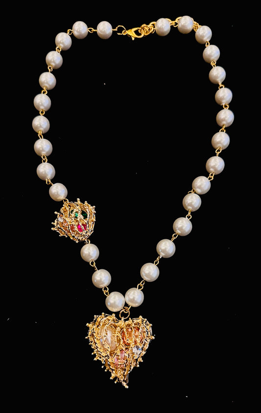 Queen of Hearts Baroque Pearl Necklace