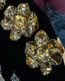"The Aurelia Crinkled Bloom Studs"