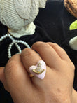 Aura heart ring