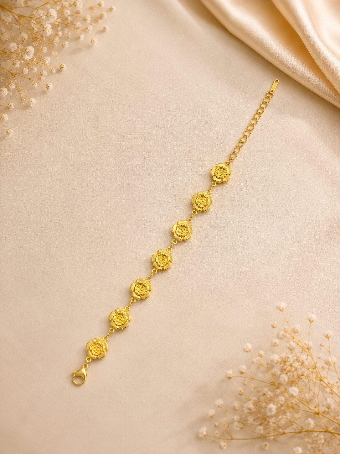 Rose bracelet ( gold)