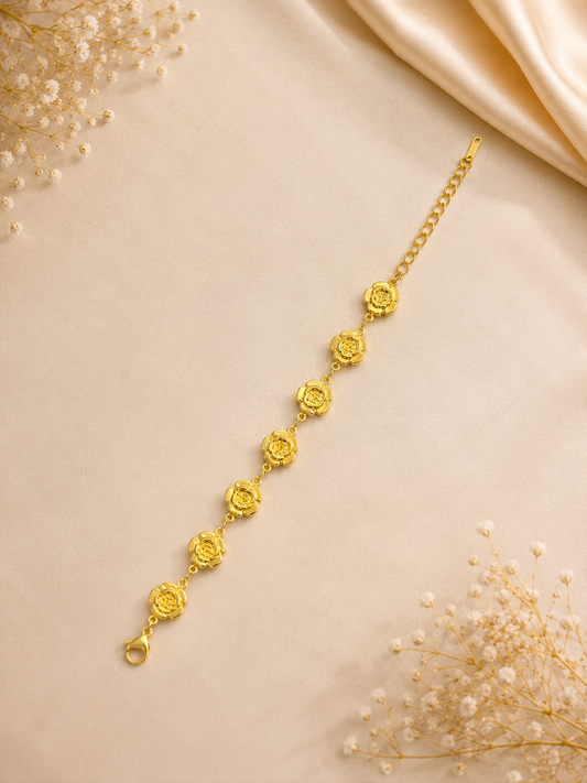 Rose bracelet ( gold)