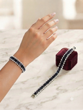 Royal tennis bracelet