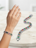 Royal tennis bracelet
