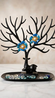Blue Petal Elegance Earrings