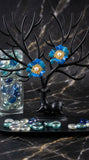 Blue Petal Elegance Earrings