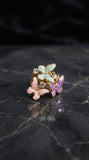 Pastel Butterfly Garden Ring