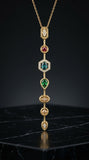 Celestial Cascade Drop Necklace