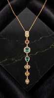 Celestial Cascade Drop Necklace
