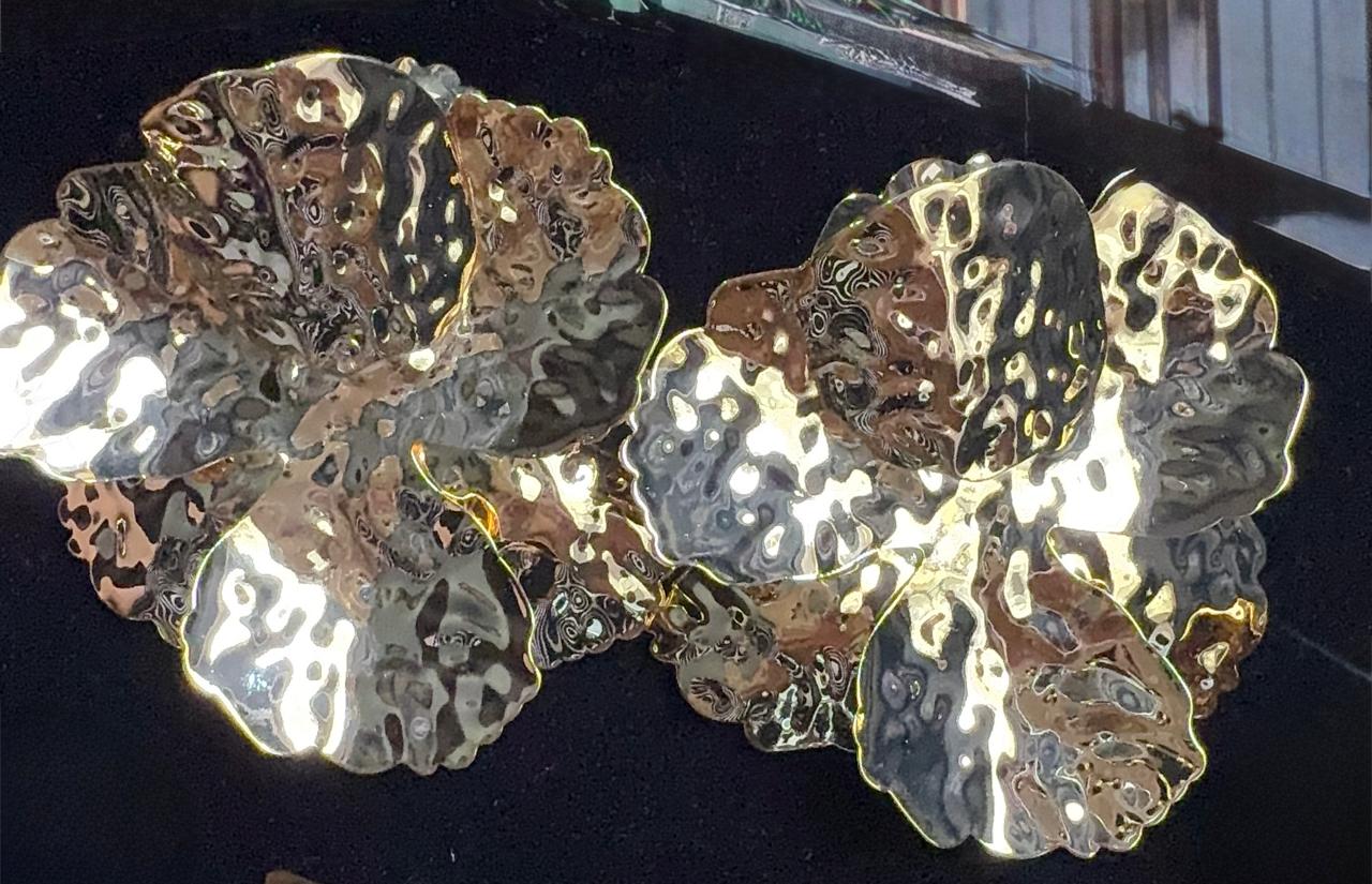 "The Majestic Gilded Bloom Studs"