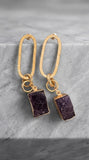 Azure Glow Drop Earrings