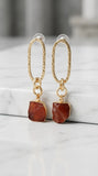 Azure Glow Drop Earrings