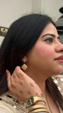 Golden Radiance Drop Earrings