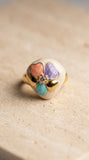 Pastel Bloom Pearl Ring