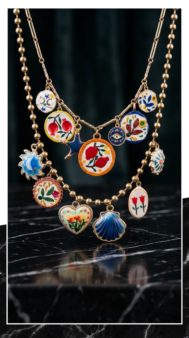 Enchanted Garden Charm Necklace