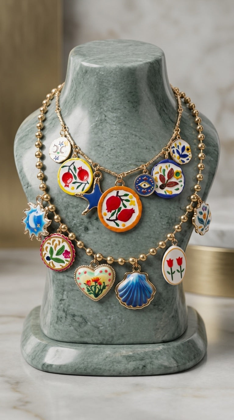 Enchanted Garden Charm Necklace