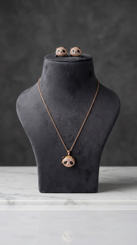 Little Panda Love Jewelry Set