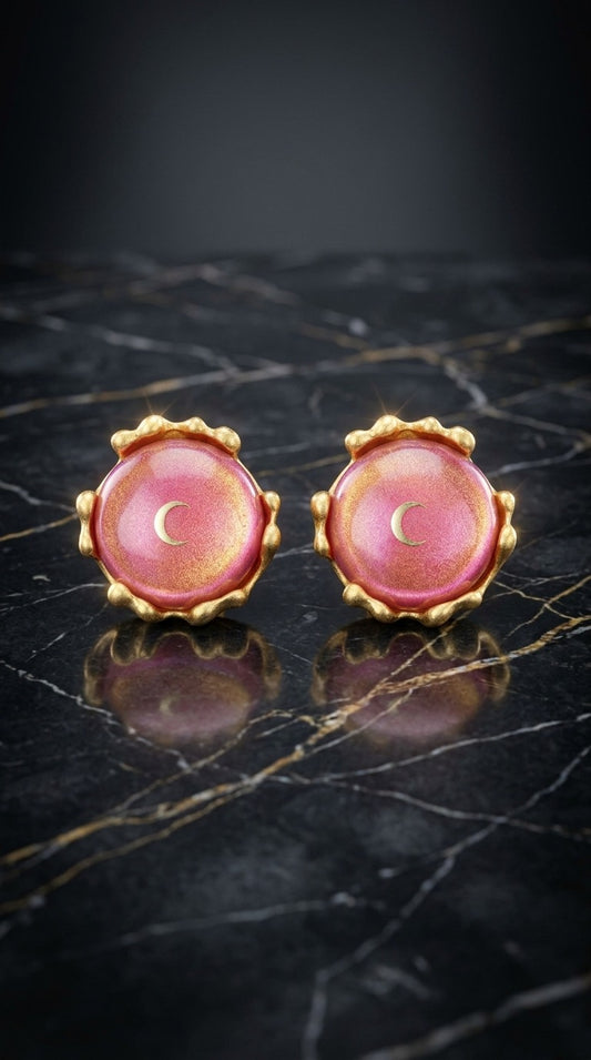 Blush Sparkle Studs