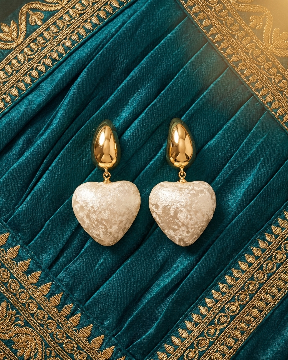 Ivory Heart Drops
