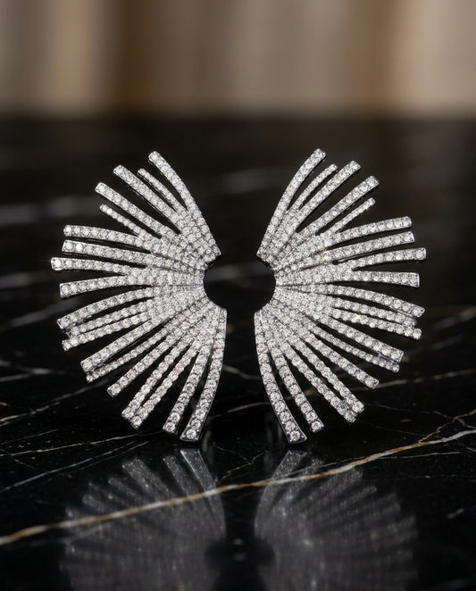 Starlight Wing Statement Earrings
