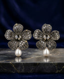 "The Midnight Petal Pearl Drops"