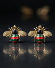 "The Royal Hive Enamel Studs"