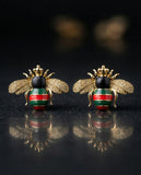 "The Royal Hive Enamel Studs"