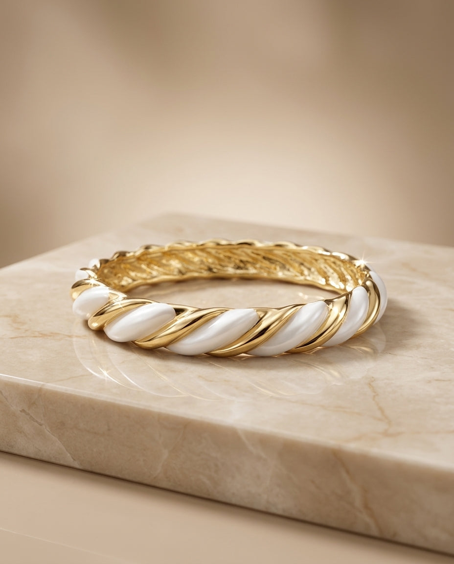 "The St. Tropez Twisted Bangle"