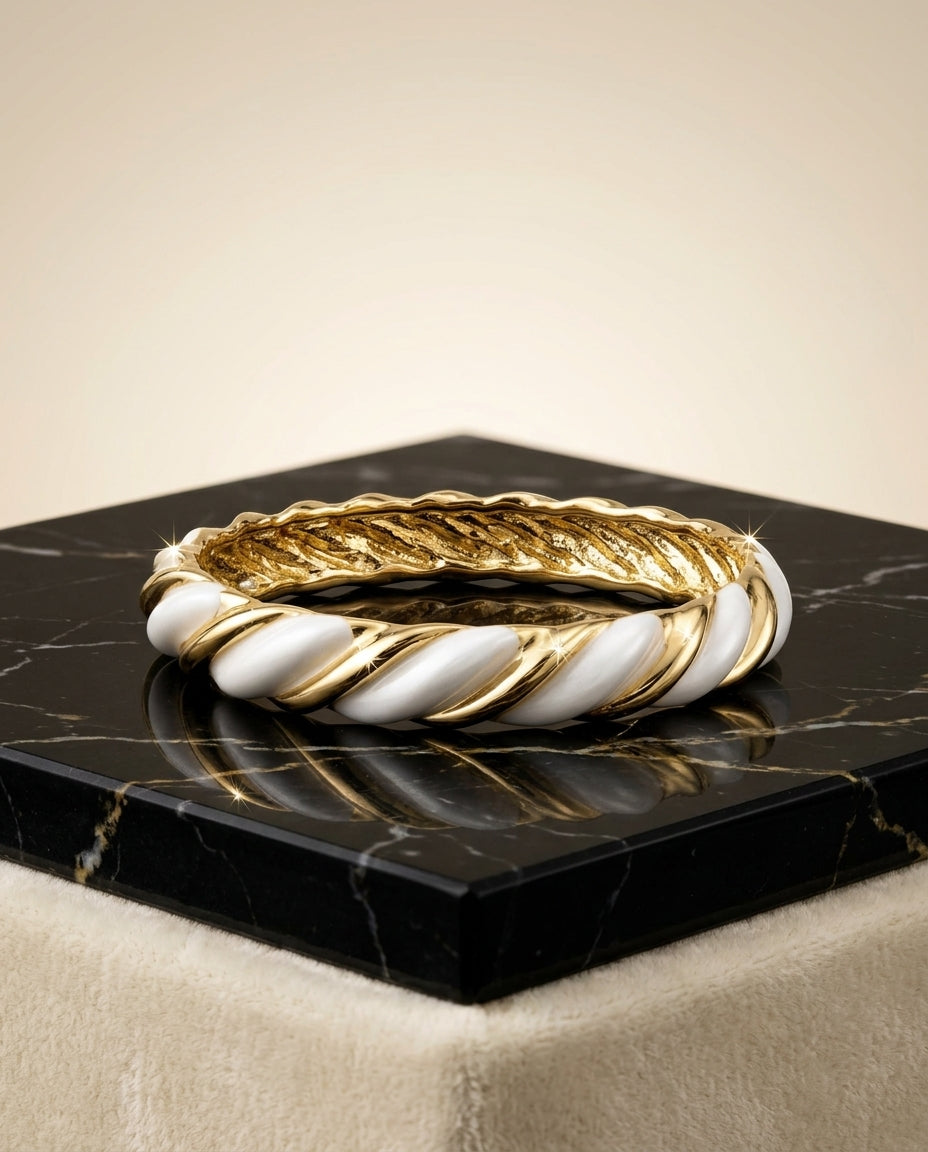 "The St. Tropez Twisted Bangle"