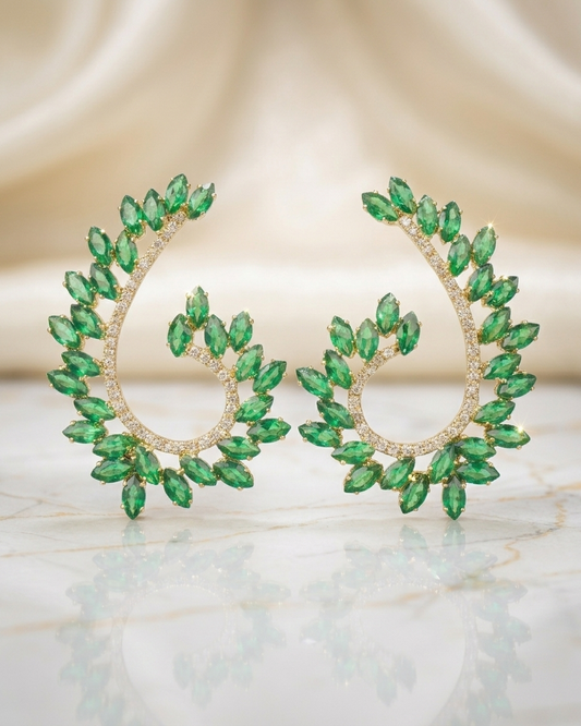"The Emerald Enchantment Swirls"