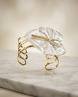 "The Big Leaf Enamel Cuff"