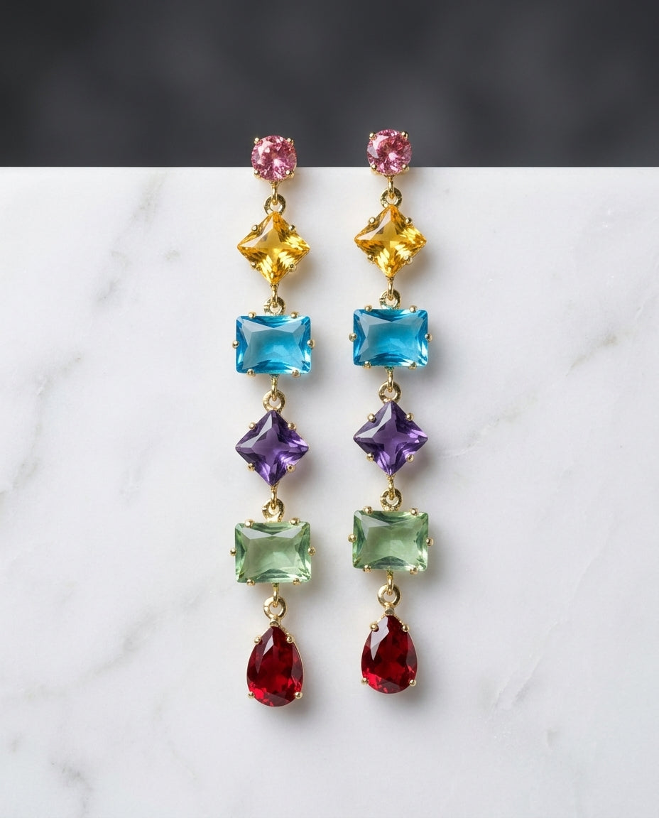 Prism Royale Cascade Earrings