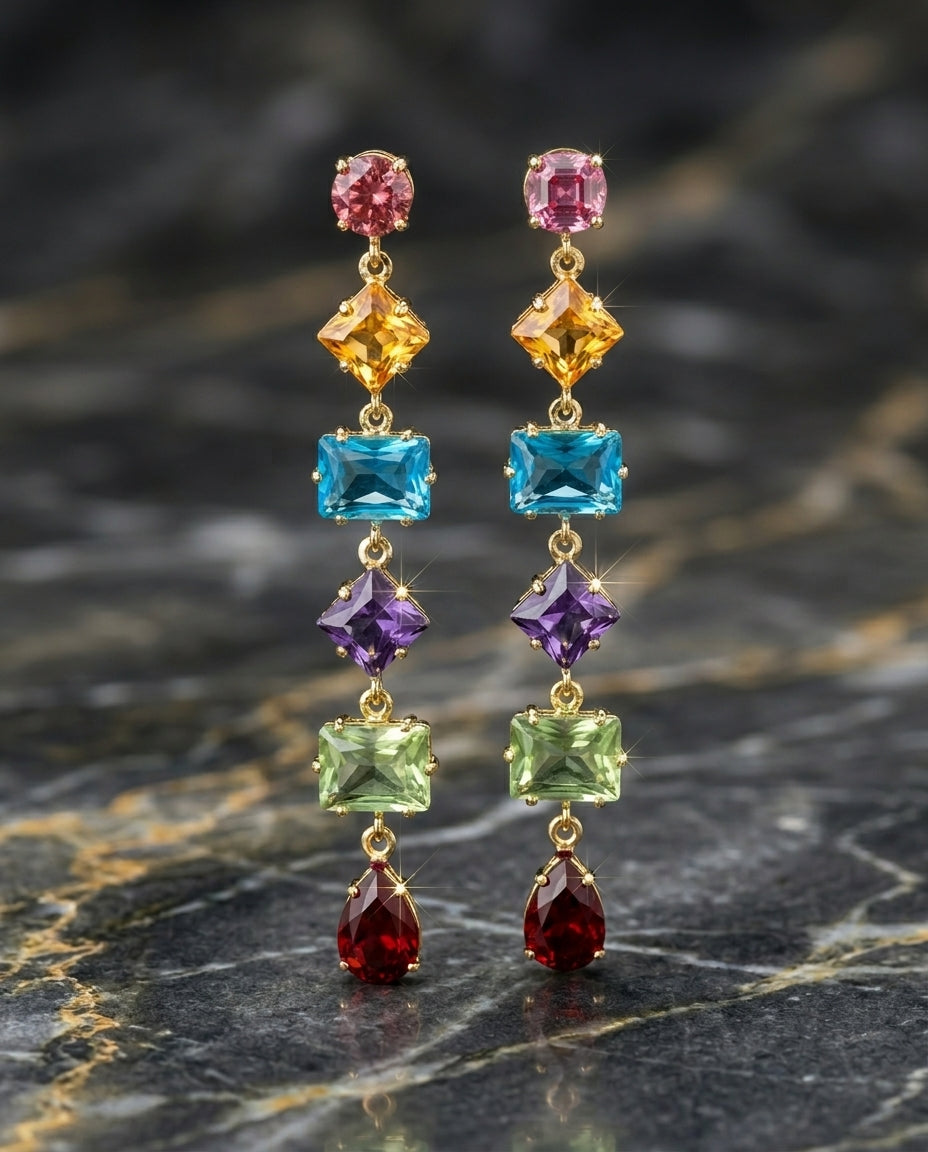 Prism Royale Cascade Earrings