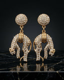 Panther Drop Earrings