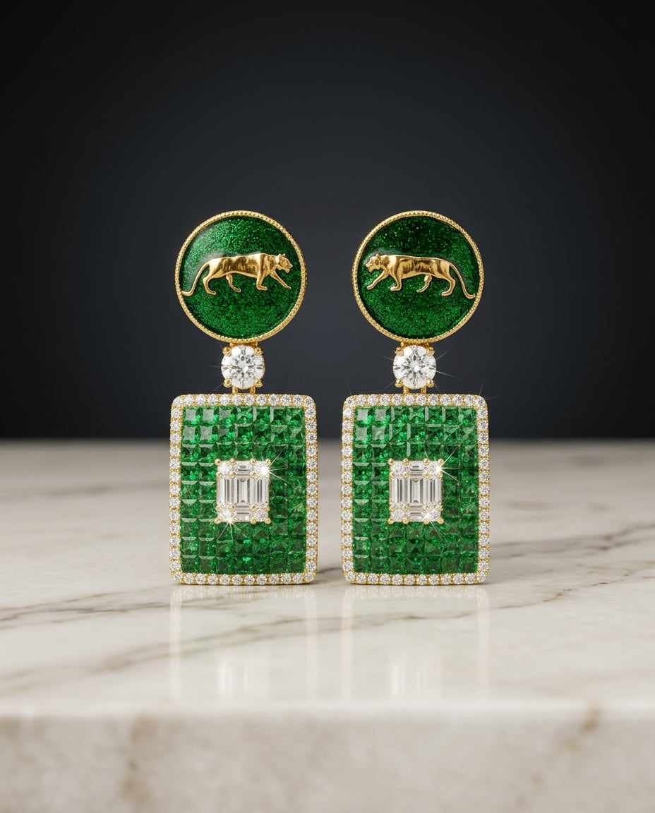 "The Panther’s Emerald Court Drops"