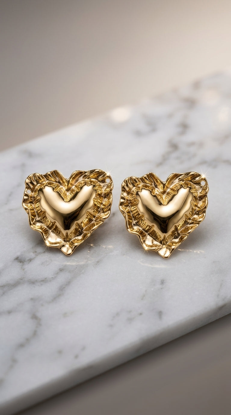 Regal Heartfall Earrings