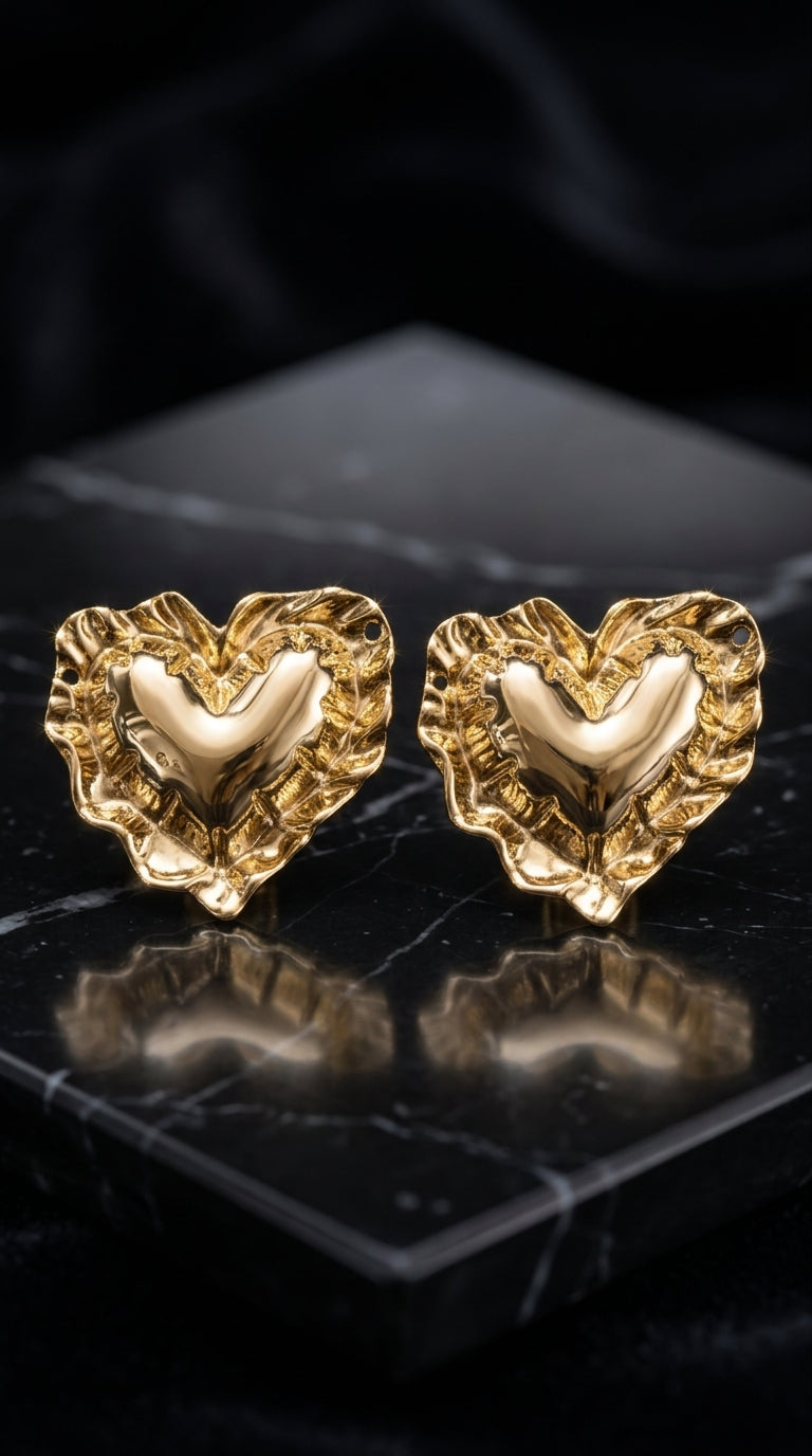 Regal Heartfall Earrings