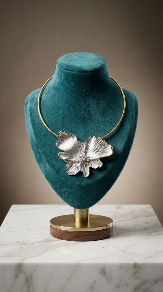 Ivory Bloom Statement Necklace